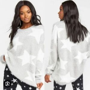 Show Me Your Mumu Leighanne Fuzzy Star knit sweater